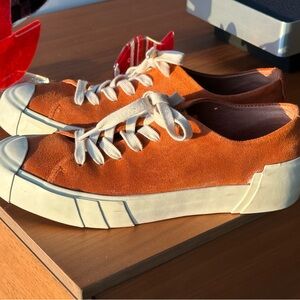 Orange Suede Sneakers Maguire